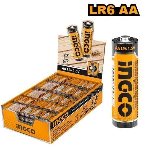 Foto 2 de 4 unidades de Pilas Alcalinas AA INGCO 1.5V (Pack de 4 Unidades) – Alta Capacida