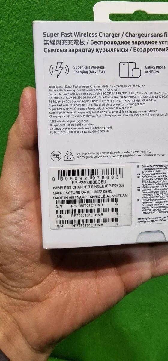 Foto 8 de Almohadilla de inducción plana SAMSUNG de carga rápida de 15 W