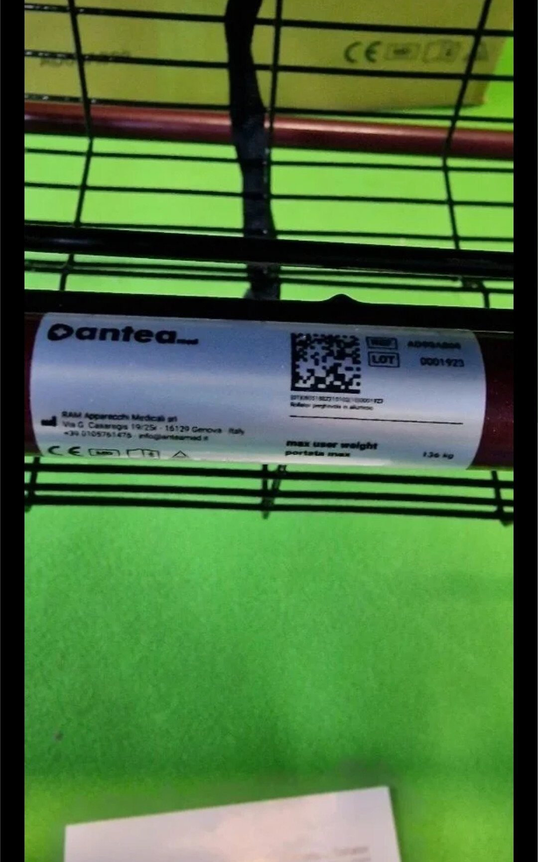 Foto 7 de Andador de Aluminio Plegable Rojo 4 Ruedas – Andador Para Ancianos