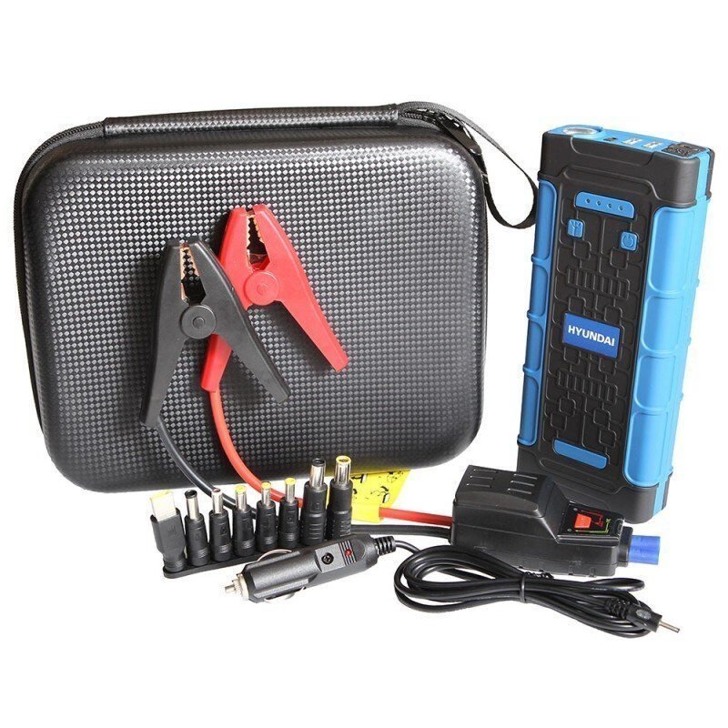 Arrancador de Batería Coche Hyundai HYPS500 – 12000mAh – Power Bank y Linterna en Lalín, Pontevedra