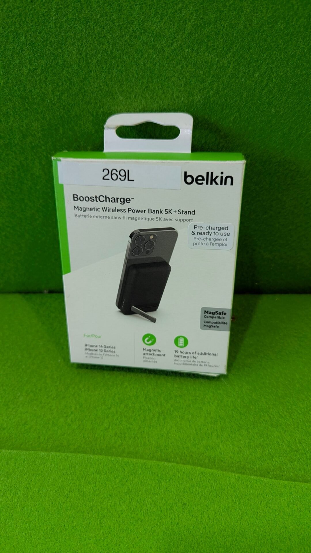 Foto 7 de Belkin Cargador portátil banco de energía inalámbrico de 5000 mAh, cargador MagS