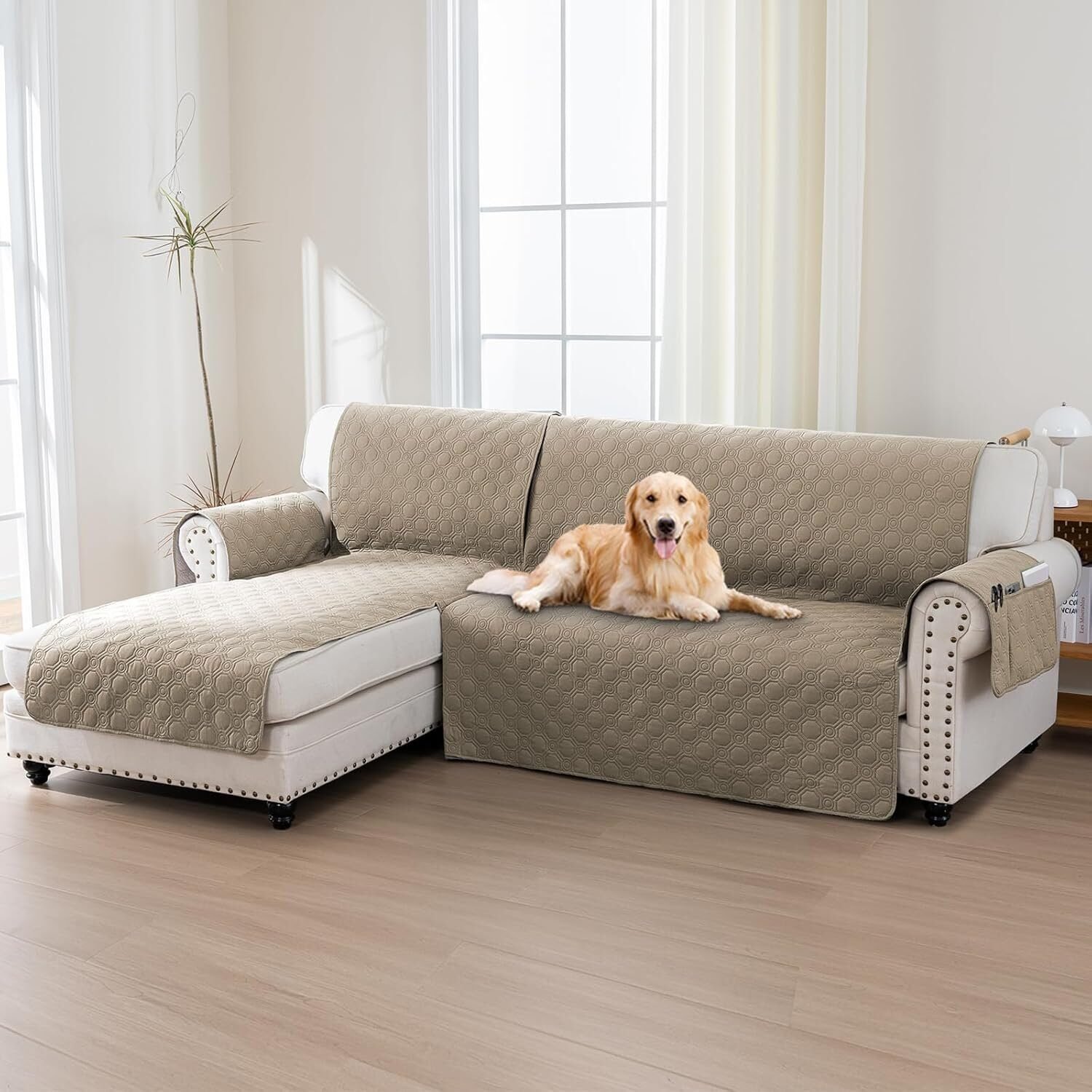 BellaHills Funda Sofa Chaise Long, Funda 3 Plazas en Lalín, Pontevedra