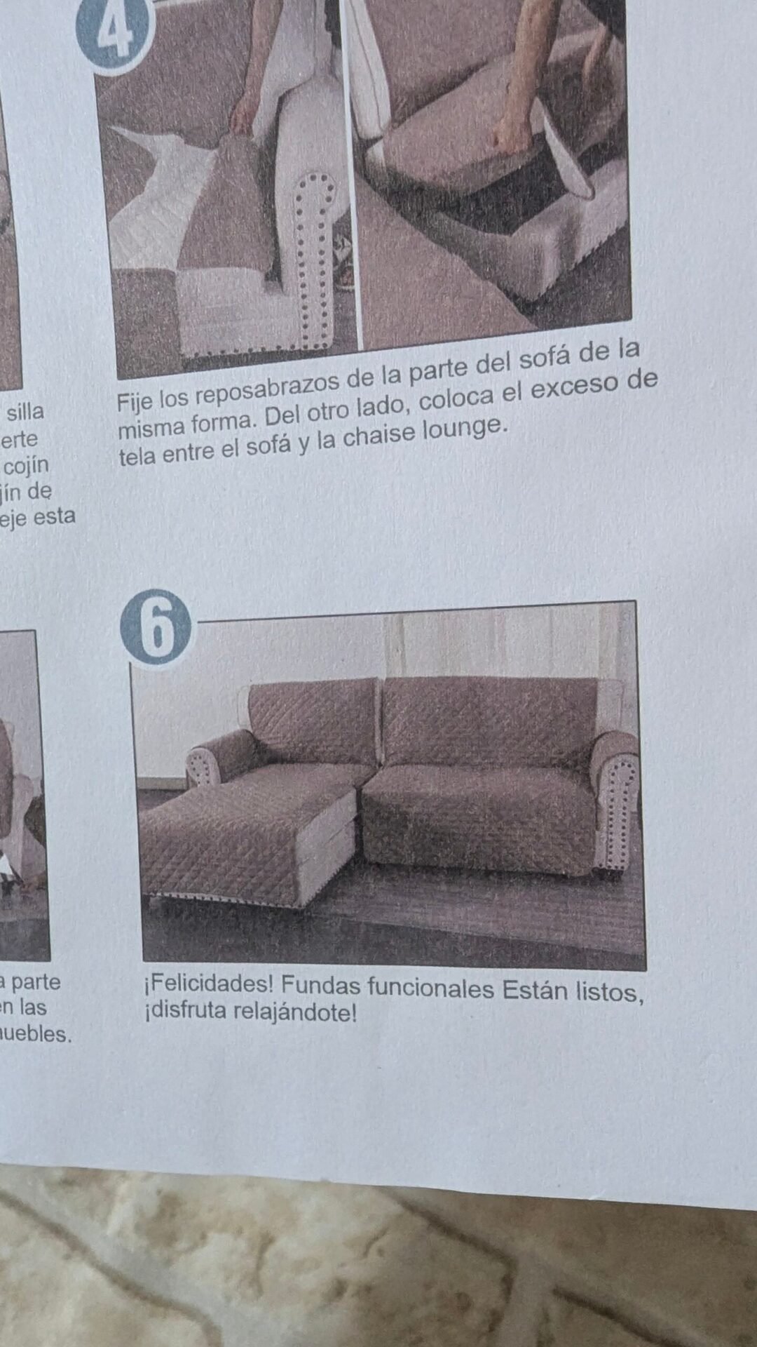 Foto 9 de BellaHills Funda Sofa Chaise Long, Funda 3 Plazas