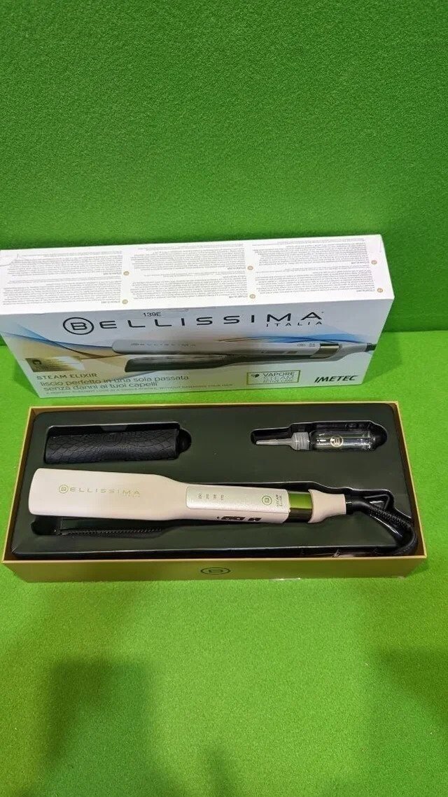 Foto 3 de Bellissima Imetec Steam Elixir, plancha de vapor, cabello liso – Nuevo