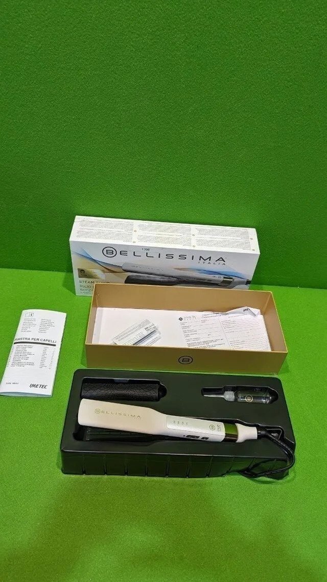Foto 4 de Bellissima Imetec Steam Elixir, plancha de vapor, cabello liso – Nuevo