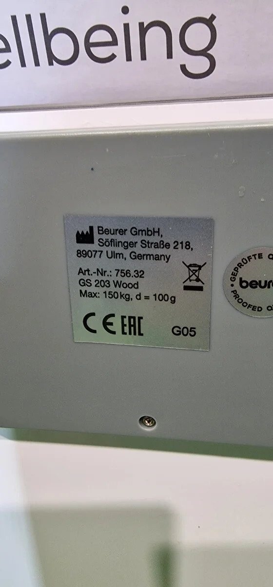 Foto 6 de Beurer GS 203 Madera – Báscula de baño de vidrio
