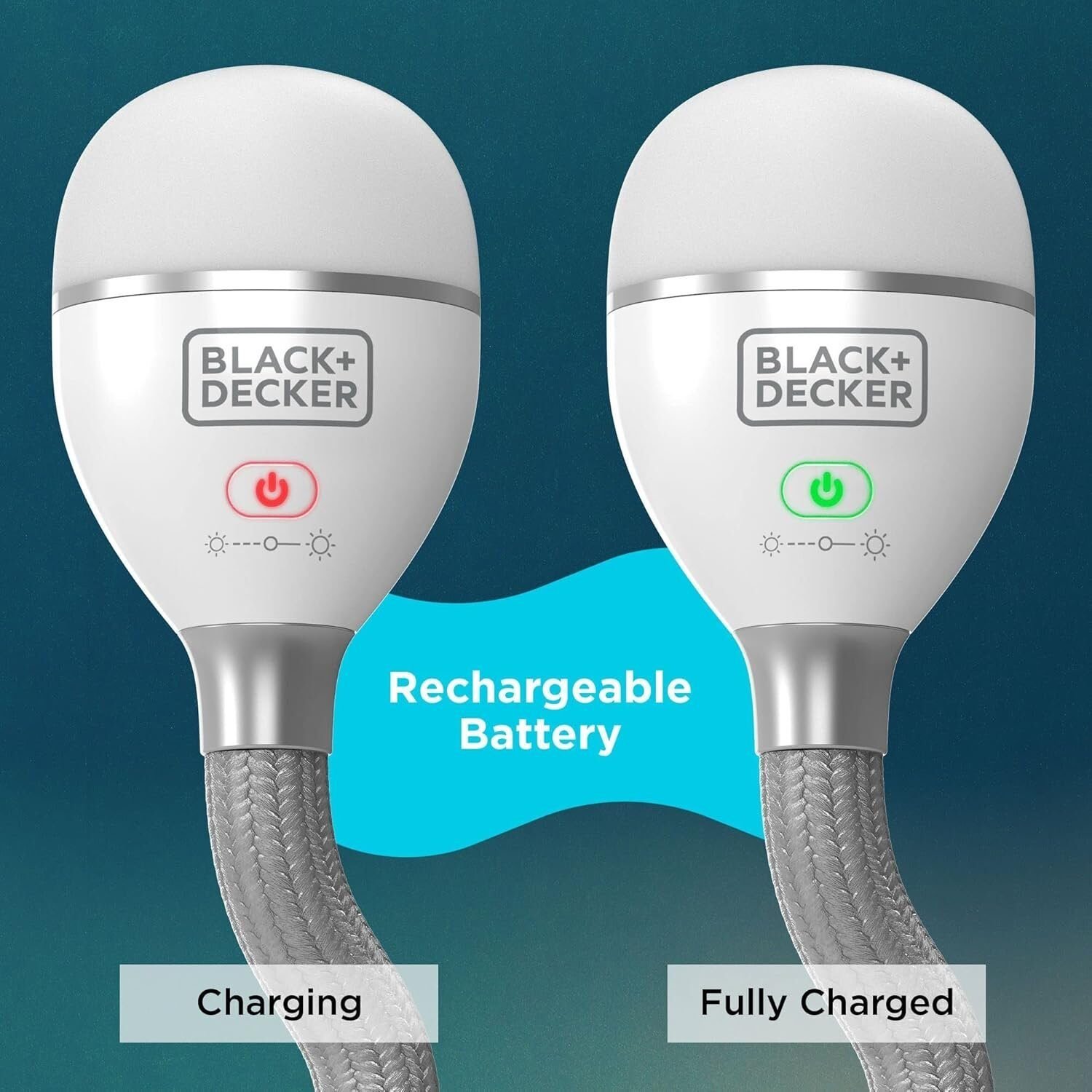 Foto 4 de BLACK+DECKER Luz de serpiente, uso para luz de libro, luz de escritorio y luz de