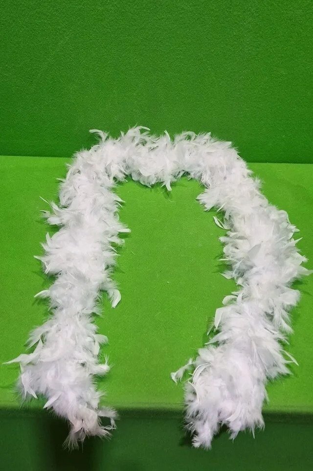 Foto 3 de Boa de plumas blancas