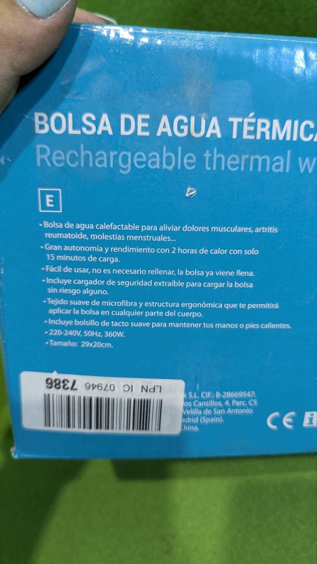 Foto 9 de Bolsa De Agua Térmica Recargable – Nuevo
