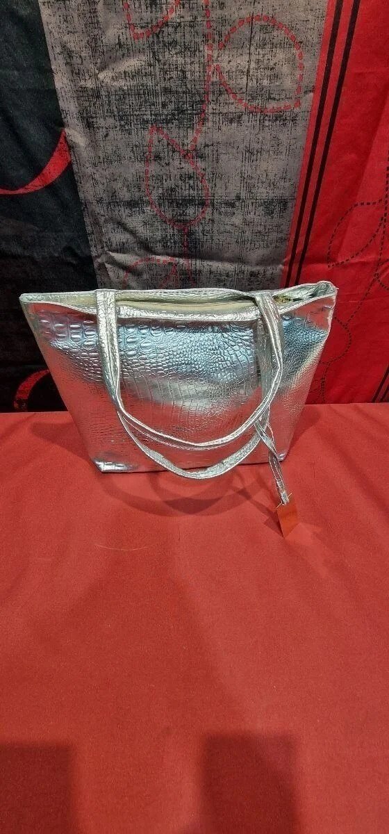 Foto 5 de Bolso de hombro para mujer, de piel sintética de cocodrilo