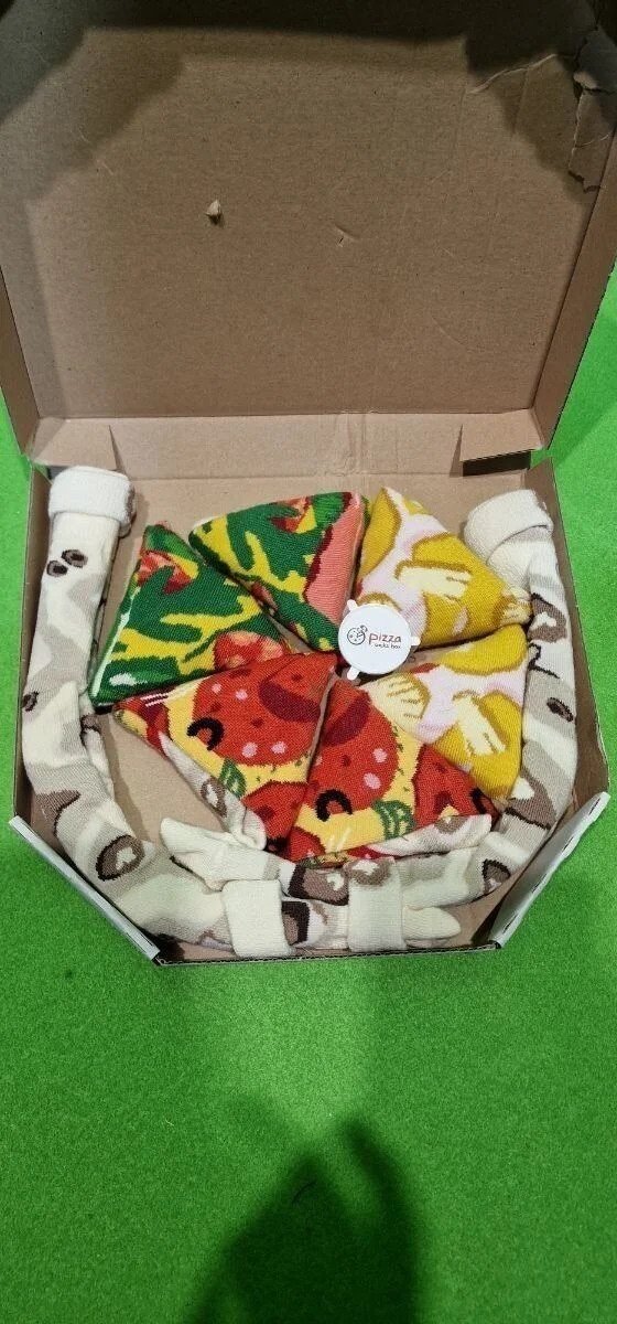 Foto 2 de Calcetines: Pizza Socks Box