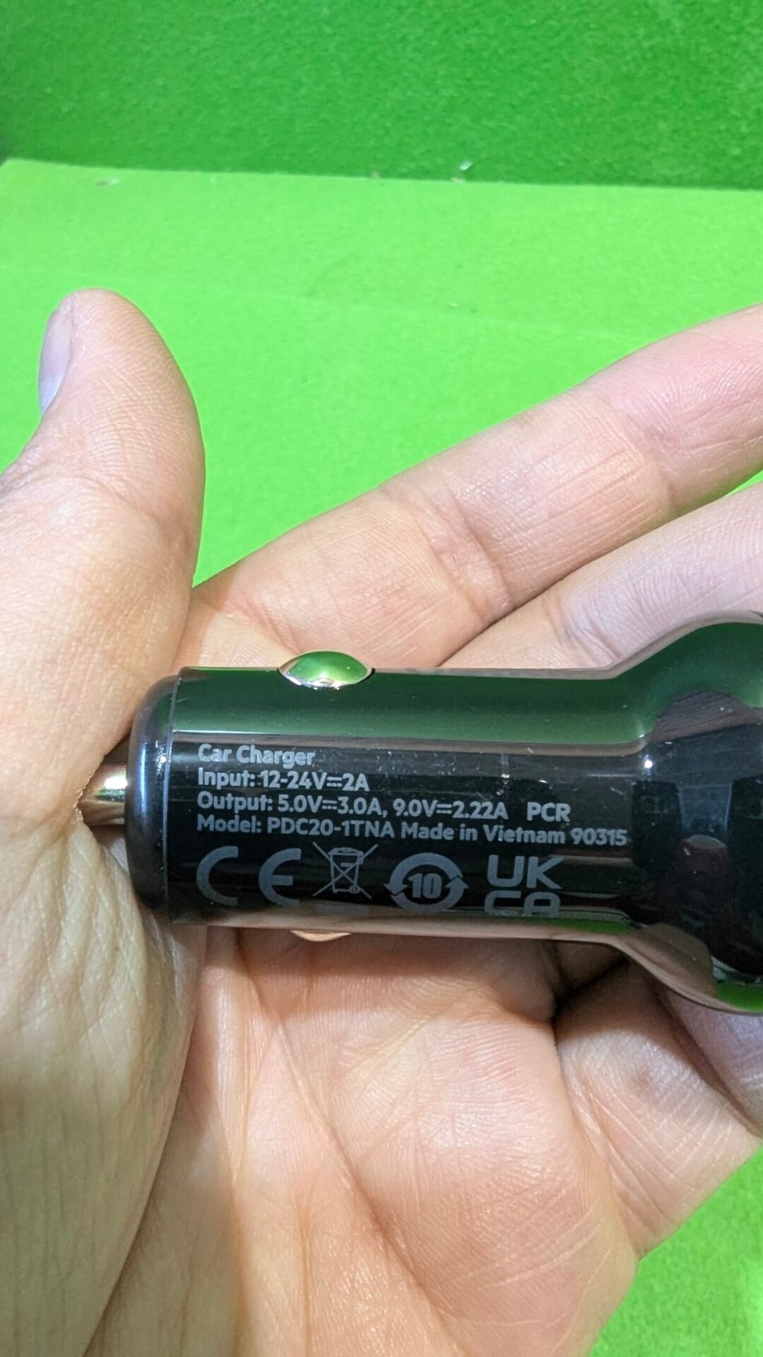 Foto 3 de Cargador para coche USB-C – Como nuevo – Ref. 283L