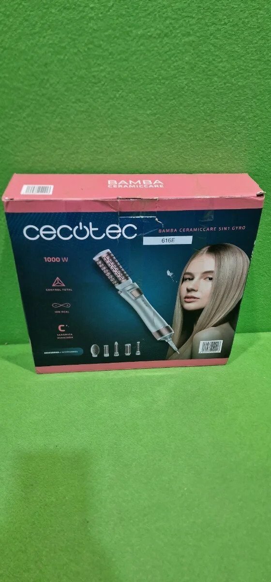 Foto 8 de Cecotec Cepillo de Aire Bamba CeramicCare 5in1Gyro. 1000 W, 5 Cabezales intercam