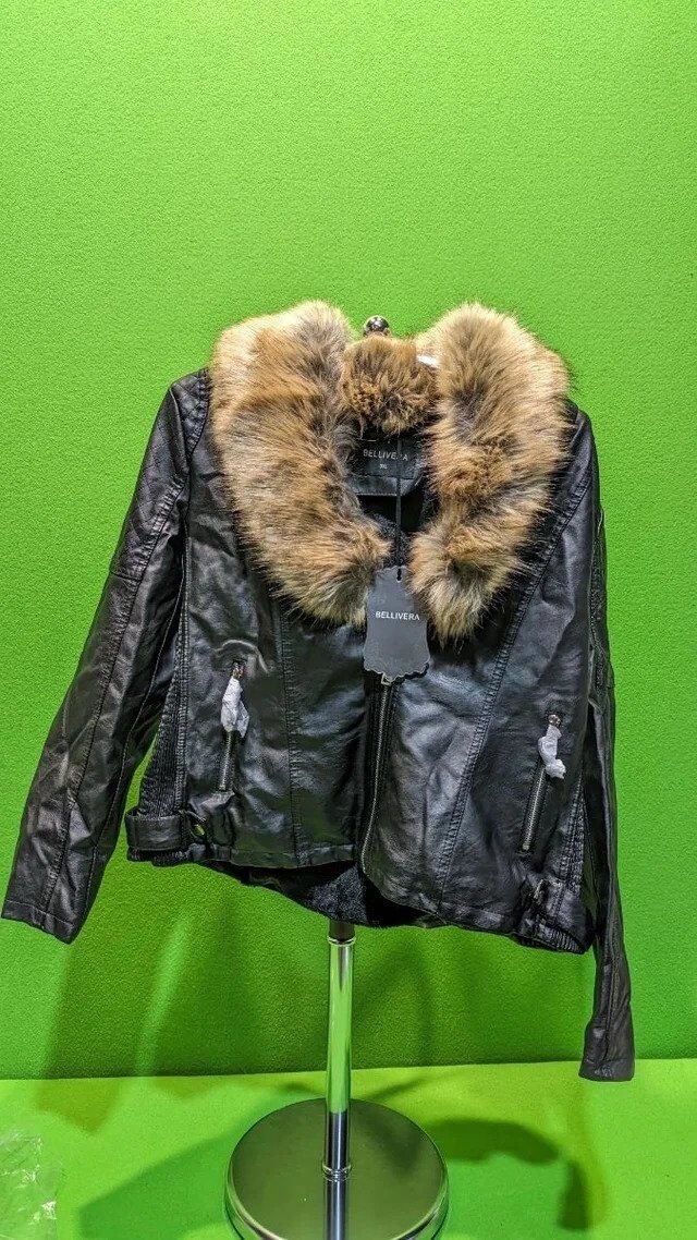 Foto 10 de Chaquete Bellivera polipiel para Mujer