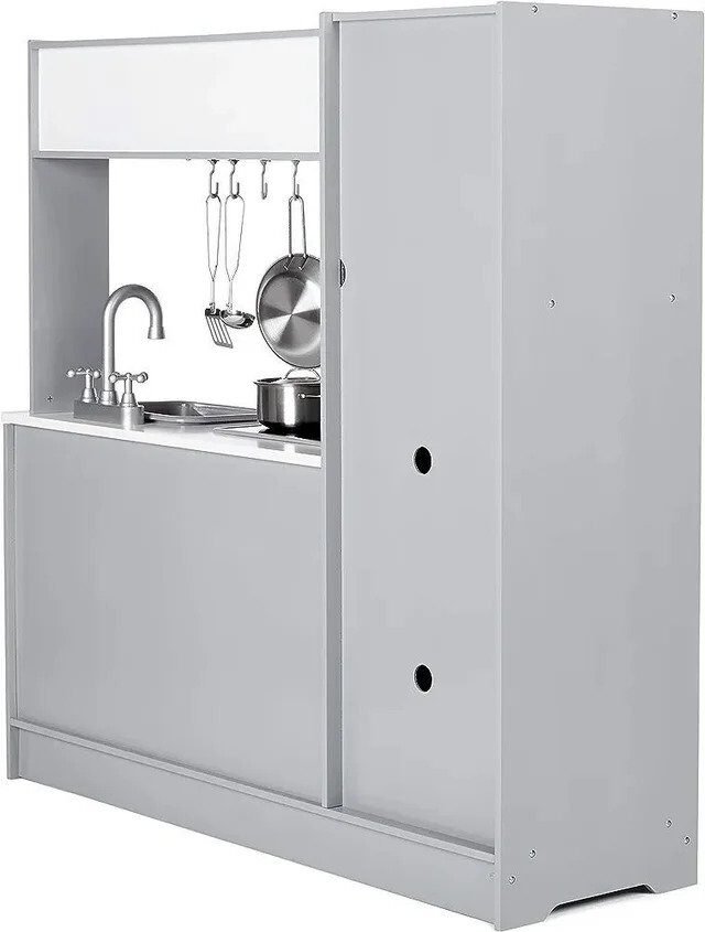 Foto 3 de Cocina de juguete, disposición en línea, de madera – Nuevo