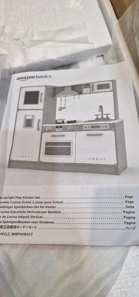 Foto 7 de Cocina de juguete, disposición en línea, de madera – Nuevo – Ref. 89BB.