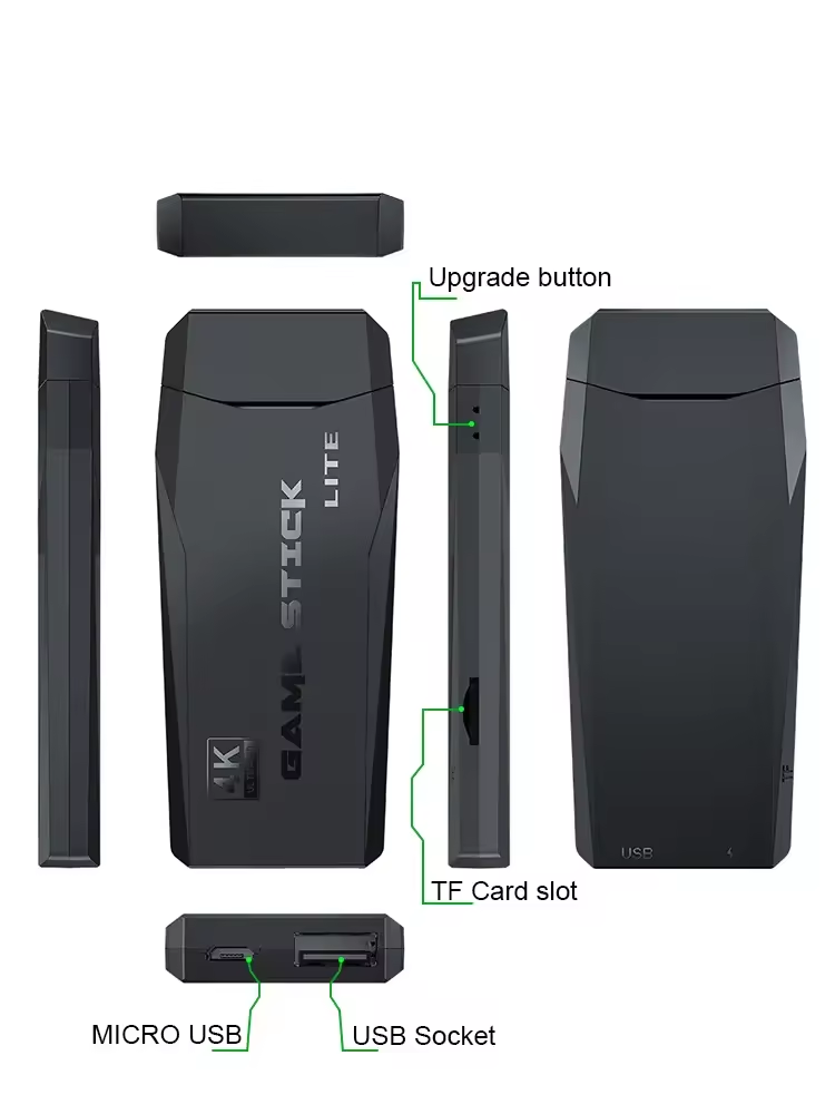 Foto 5 de Consola de Videojuegos M8 con 20000 Juegos Integrados, Control Inalámbrico 2.4G,