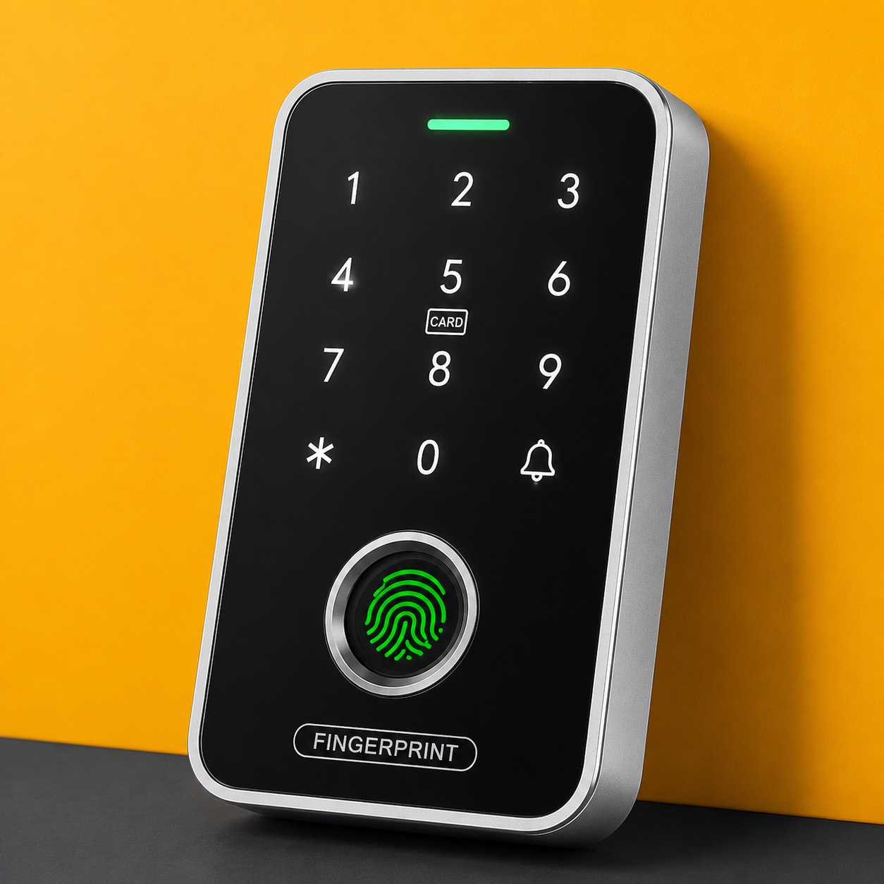 Control de acceso biométrico con huella, teclado y tarjeta RFID 12V en Lalín, Pontevedra