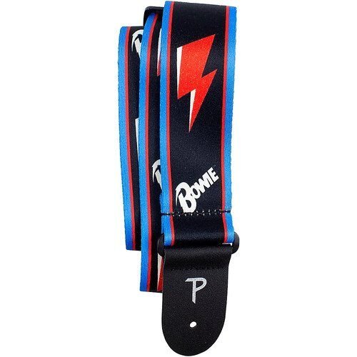 Correa de guitarra de poliéster Perri's David Bowie Red Bolt en Lalín, Pontevedra