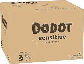 Dodot Pañales Bebé Sensitive Talla 3 (6-10 kg) 198 Pañales en Lalín, Pontevedra