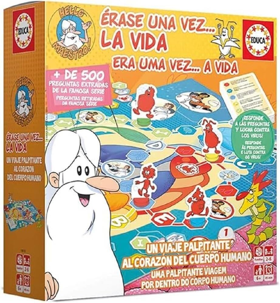Educa – Érase una Vez La Vida, Juego de Mesa Familiar Educativo con más de 500 P en Lalín, Pontevedra