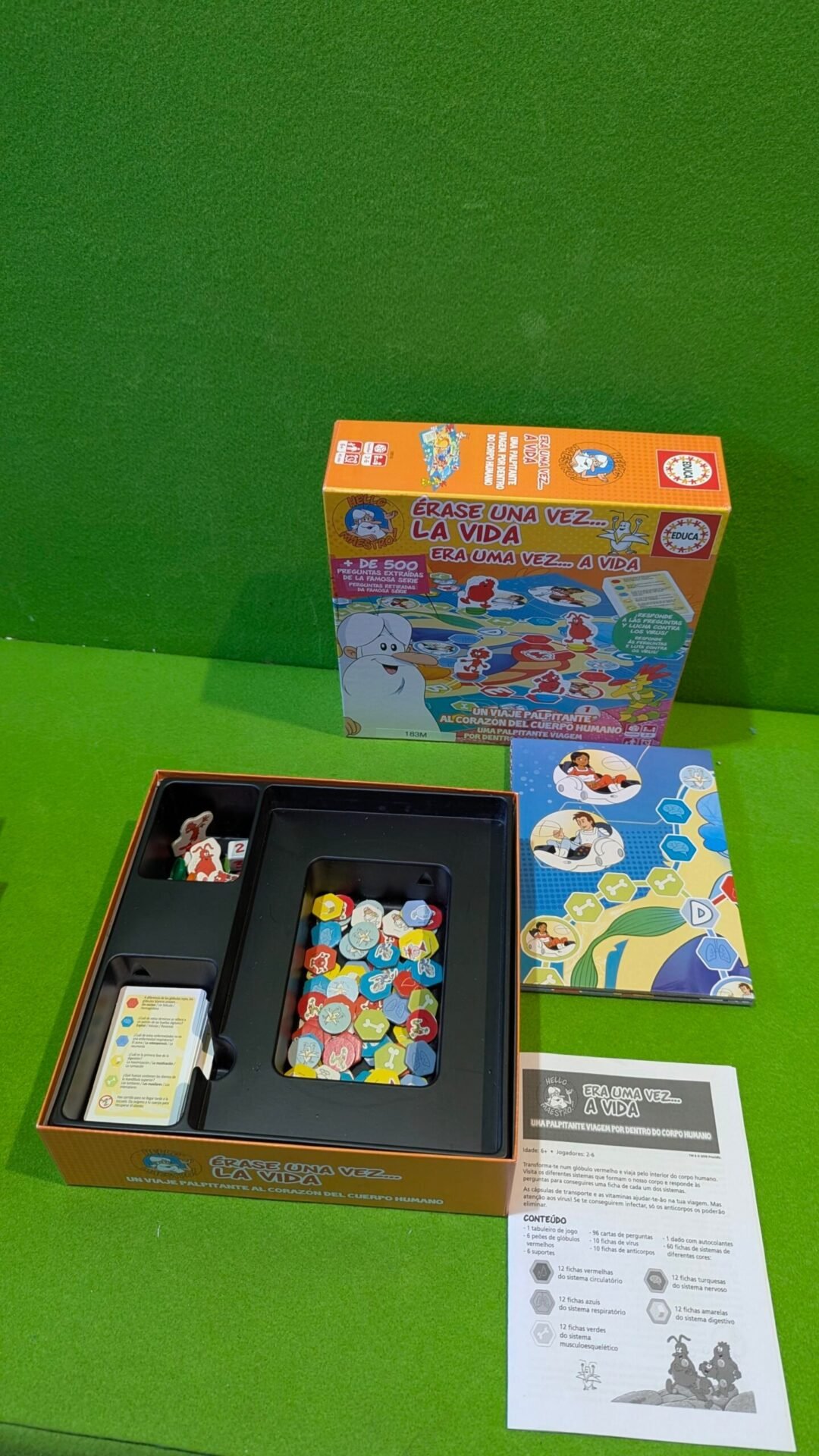 Foto 2 de Educa – Érase una Vez La Vida, Juego de Mesa Familiar Educativo con más de 500 P