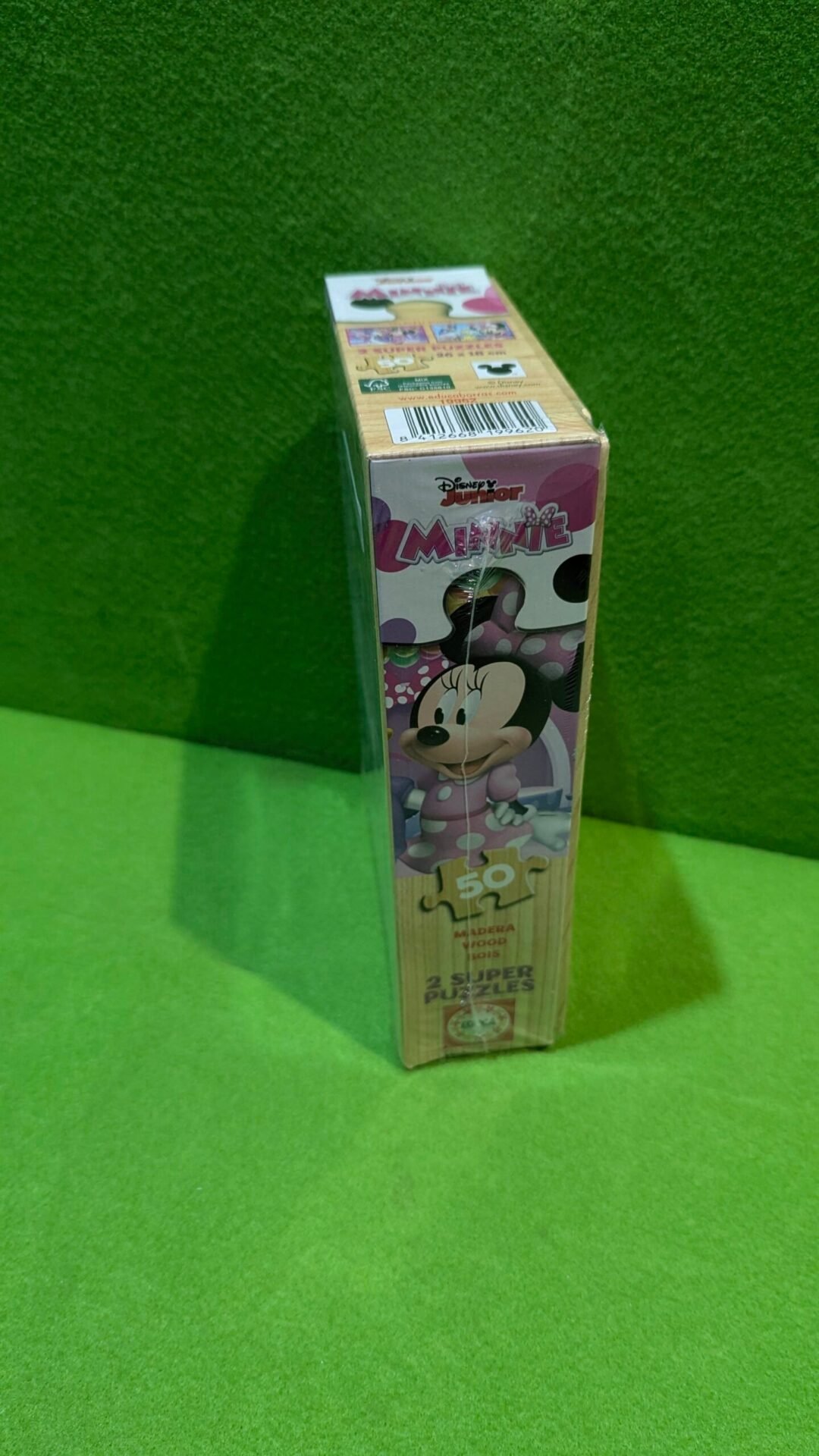 Foto 2 de Educa – Minnie | Set de 2 Puzzles Infantiles de Madera con 50 Piezas