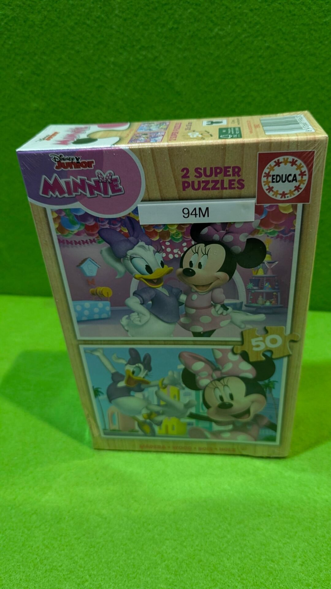 Foto 3 de Educa – Minnie | Set de 2 Puzzles Infantiles de Madera con 50 Piezas