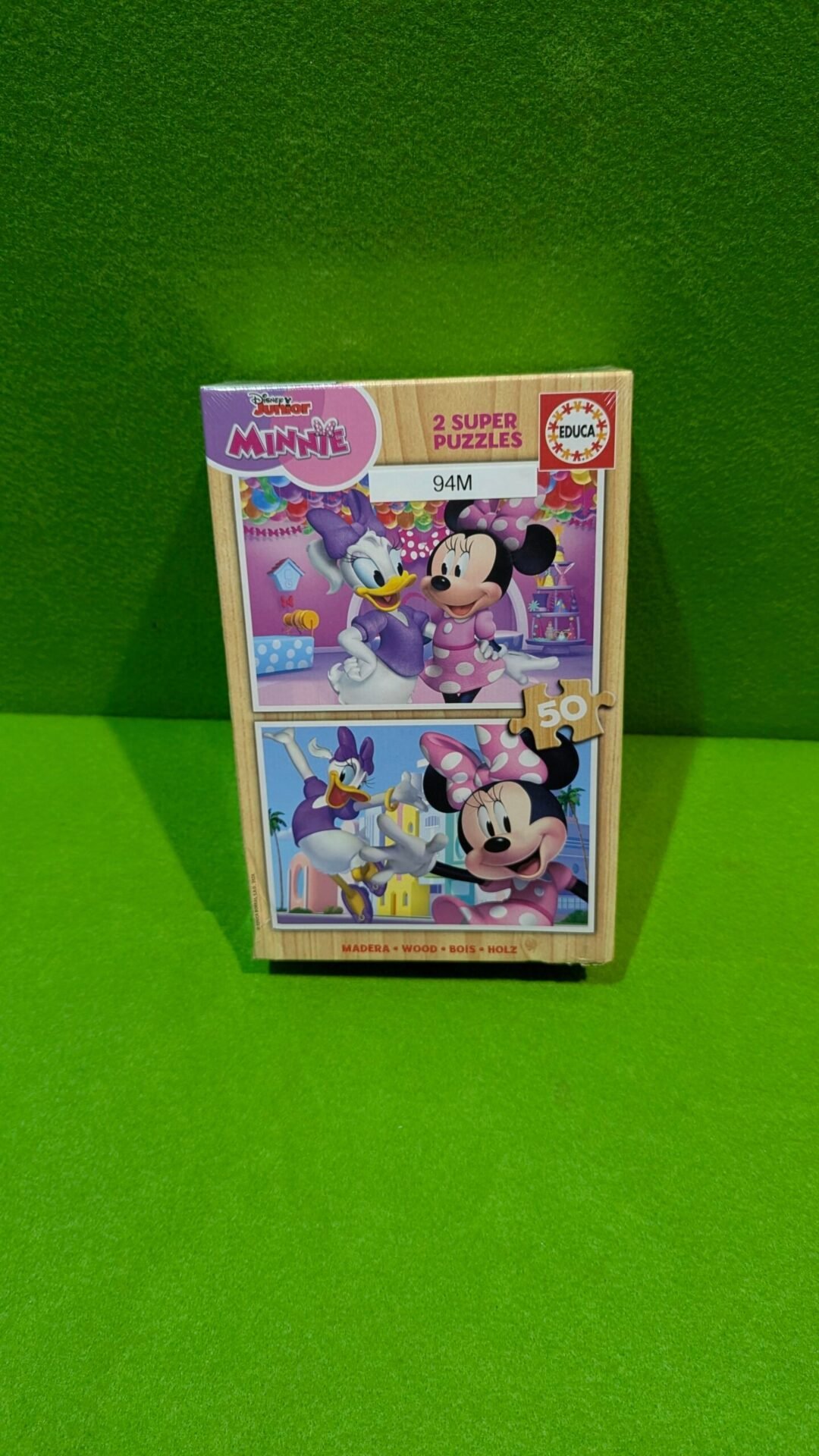Foto 4 de Educa – Minnie | Set de 2 Puzzles Infantiles de Madera con 50 Piezas