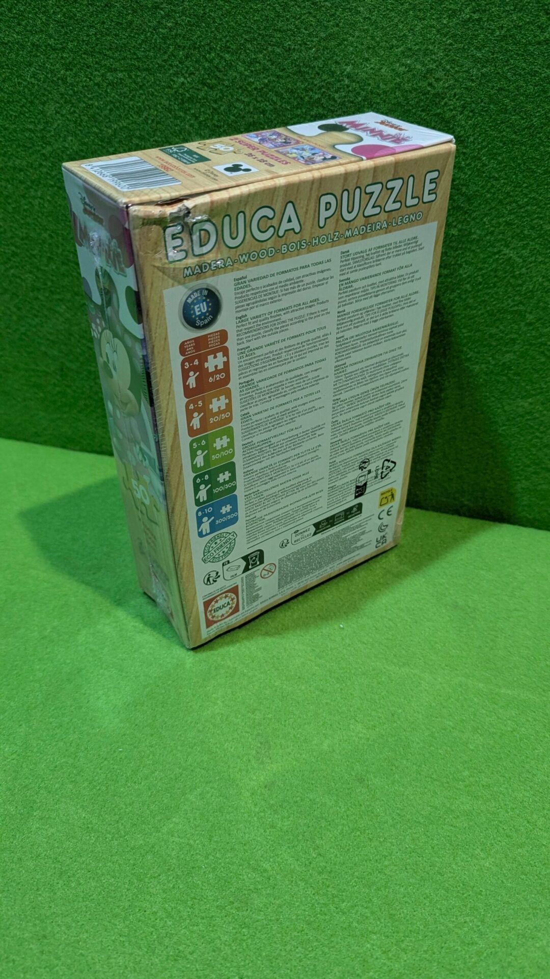 Foto 7 de Educa – Minnie | Set de 2 Puzzles Infantiles de Madera con 50 Piezas