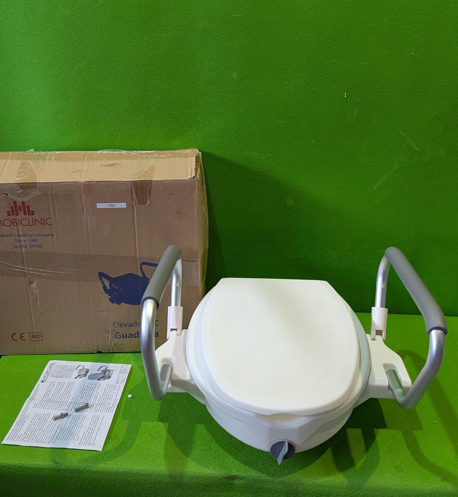 Foto 3 de Elevador WC para Adultos, 17cm con reposabrazos abatibles y Acolchados