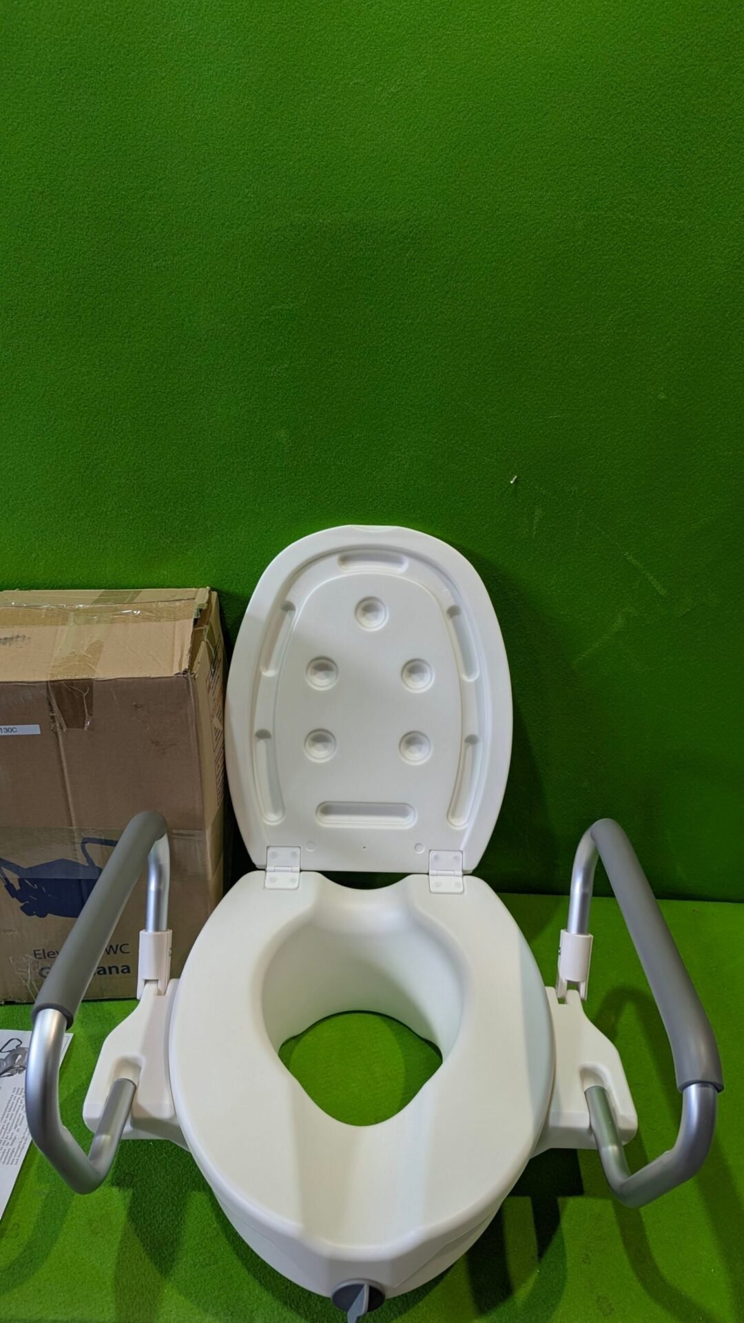 Foto 5 de Elevador WC para Adultos, 17cm con reposabrazos abatibles y Acolchados