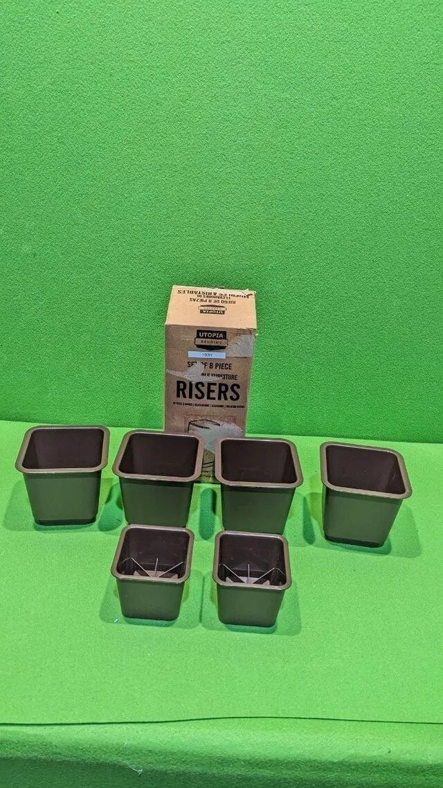 Foto 2 de Elevadores Ajustables para Muebles de Cama (Juego de 6)