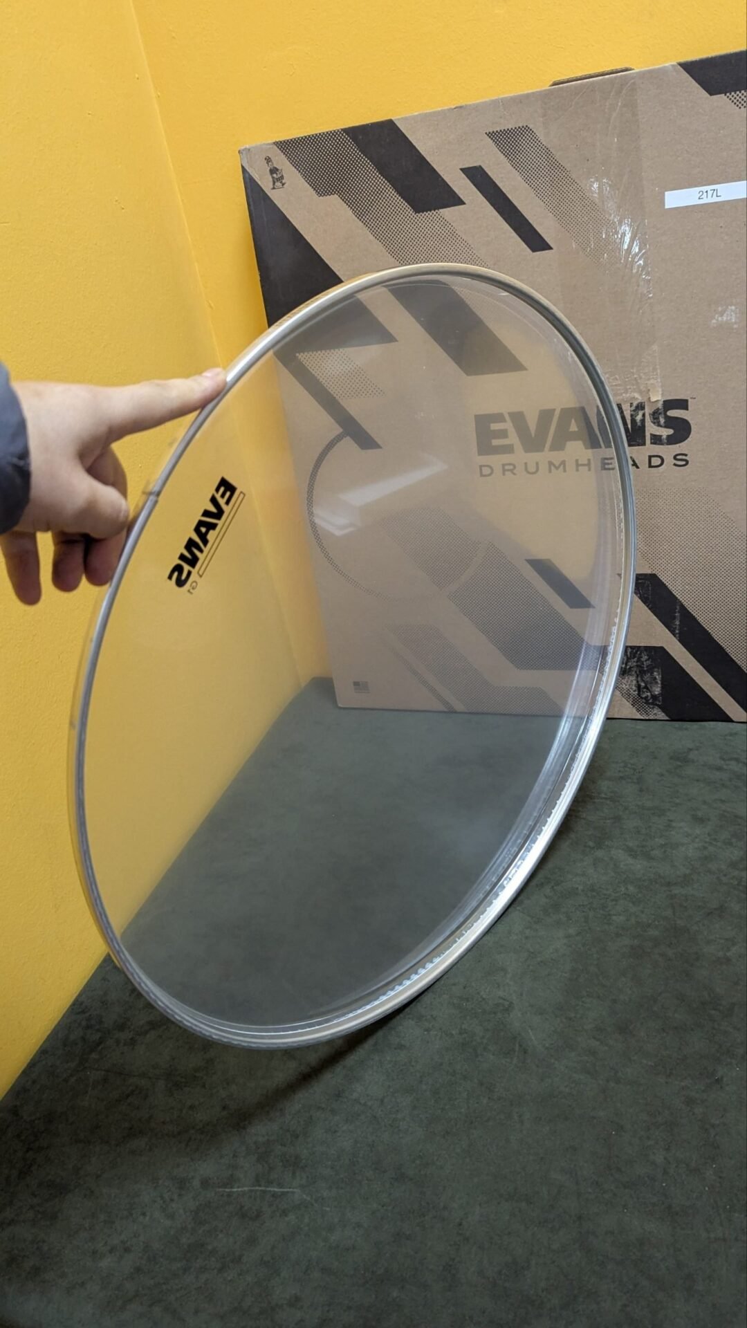 Foto 3 de Evans 20″ G1 Clear TT20G1