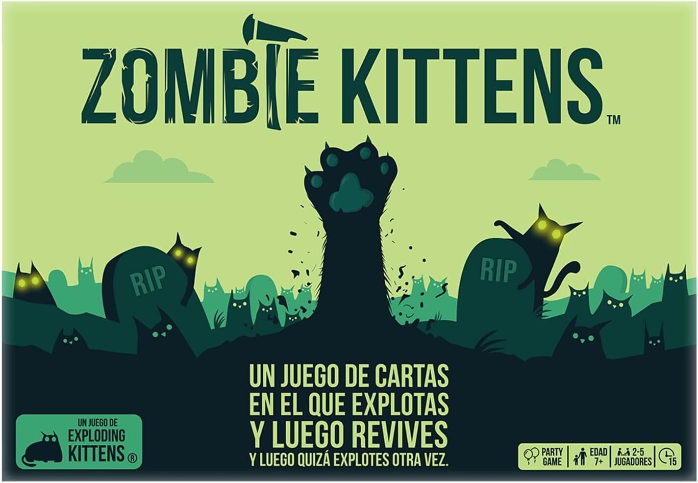 Exploding Kittens | Zombie Kittens | Juego de Cartas para los Amantes de los Gat en Lalín, Pontevedra