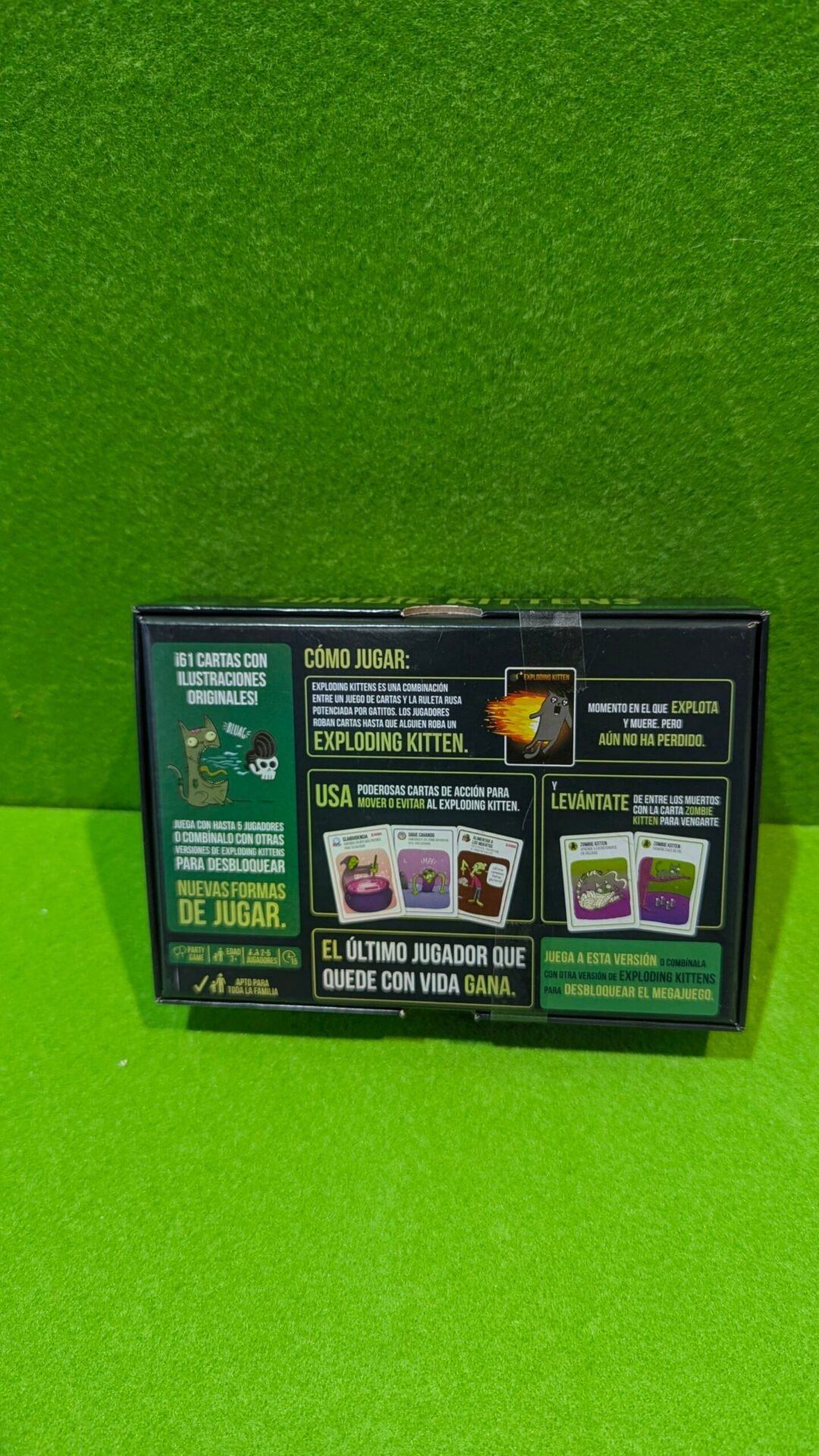 Foto 4 de Exploding Kittens | Zombie Kittens | Juego de Cartas para los Amantes de los Gat