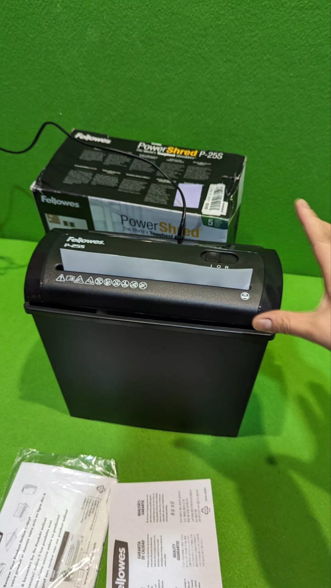 Fellowes P-25S – Trituradora de Papel en Lalín, Pontevedra