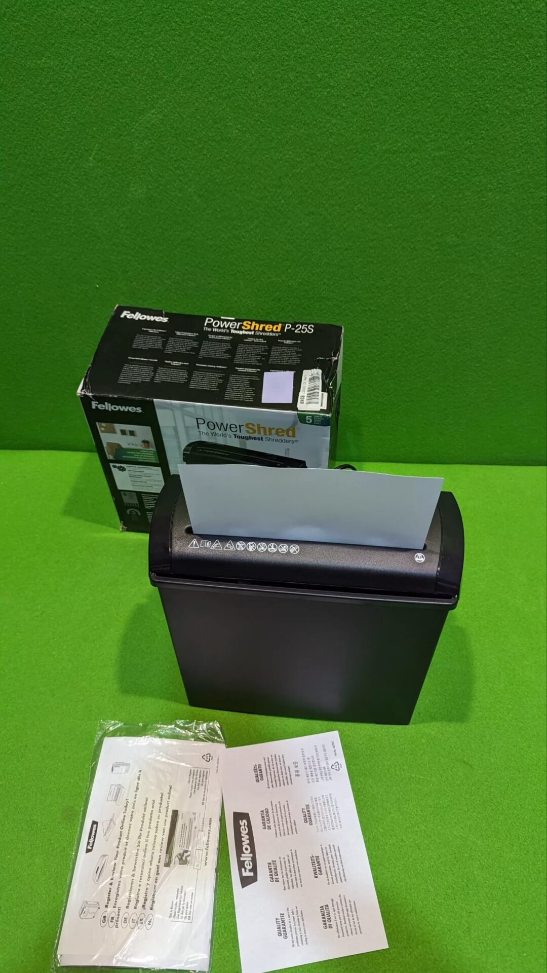 Foto 4 de Fellowes P-25S – Trituradora de Papel