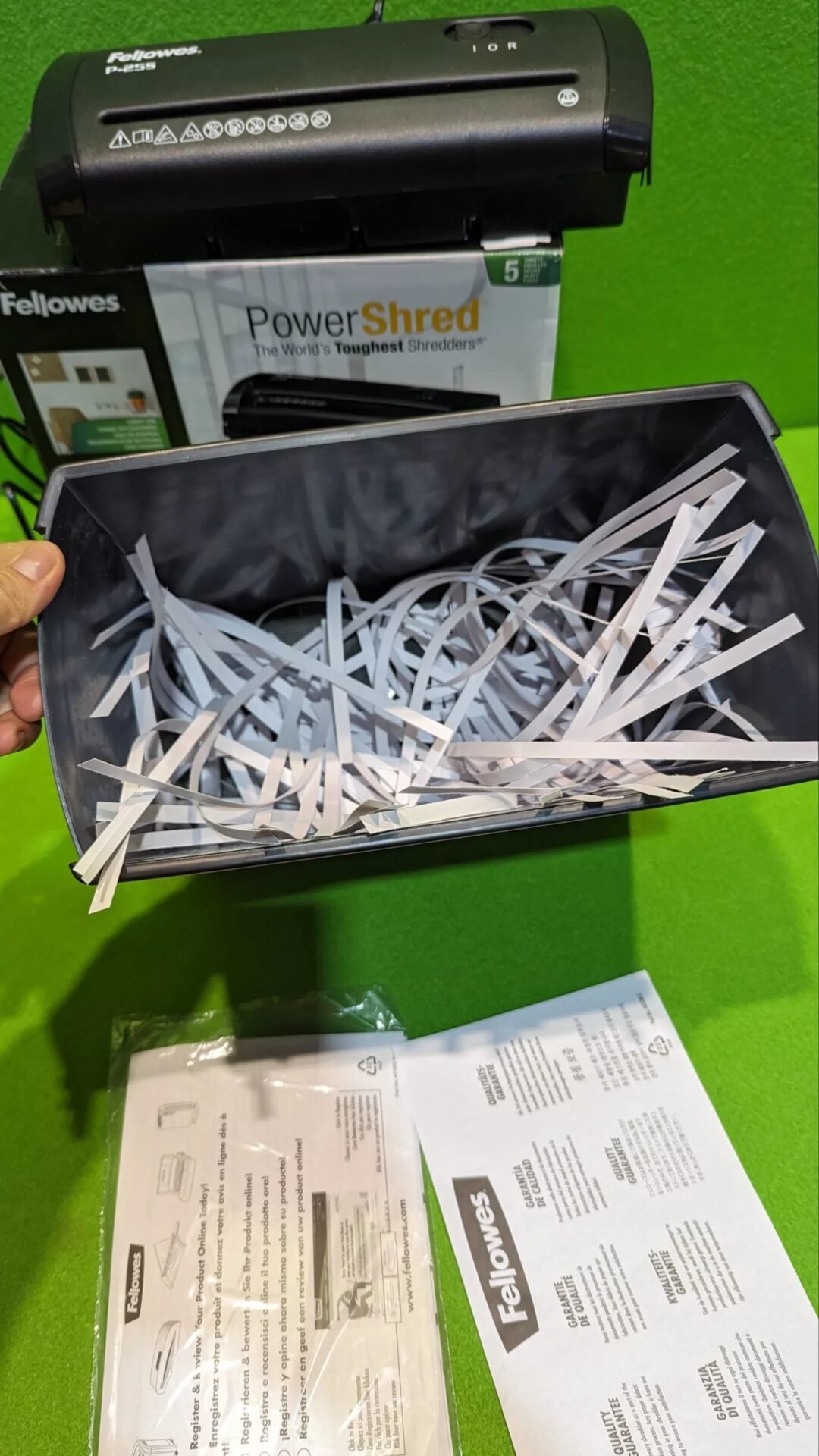 Foto 6 de Fellowes P-25S – Trituradora de Papel
