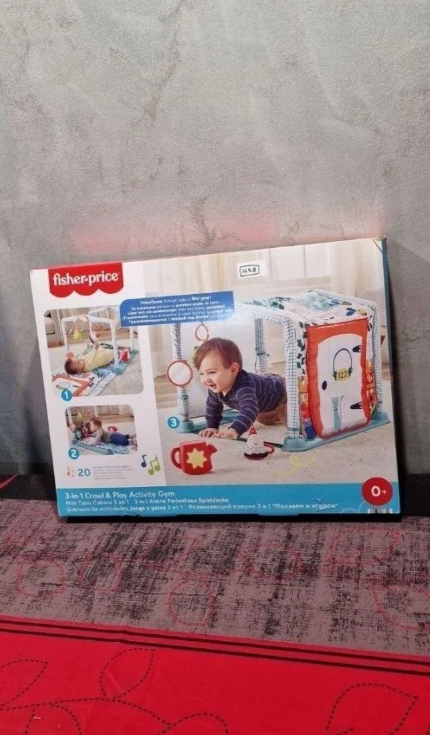 Foto 7 de Fisher-Price Gimnasio casita de campo 2 en 1 Alfombra de actividades