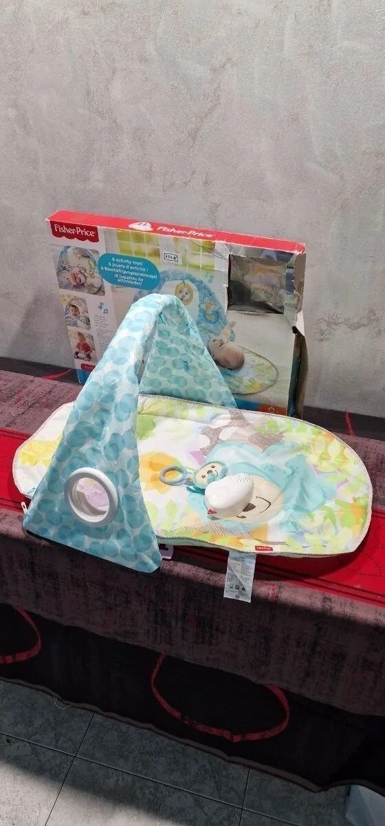 Foto 3 de Fisher-Price Gimnasio Osito Musical, manta de juego para bebé
