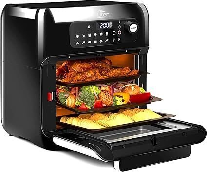 Foto 4 de Freidora de Aire sin Aceite 10L Horno de Aire Caliente 1500W