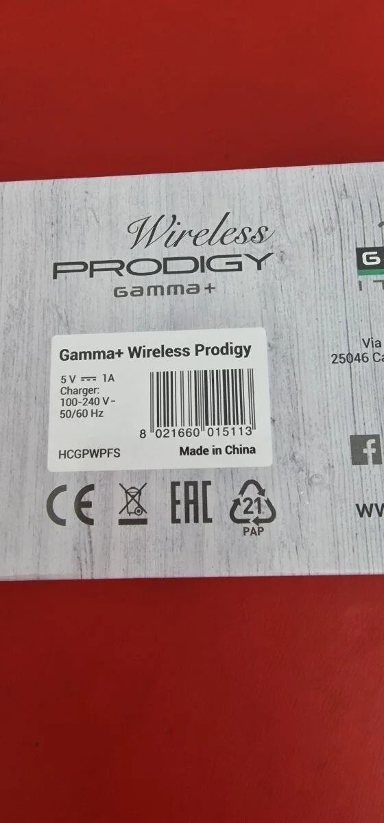 Foto 6 de GAMMAPIU’ PRODIGY Maquinilla de afeitar eléctrica inalámbrica para barba