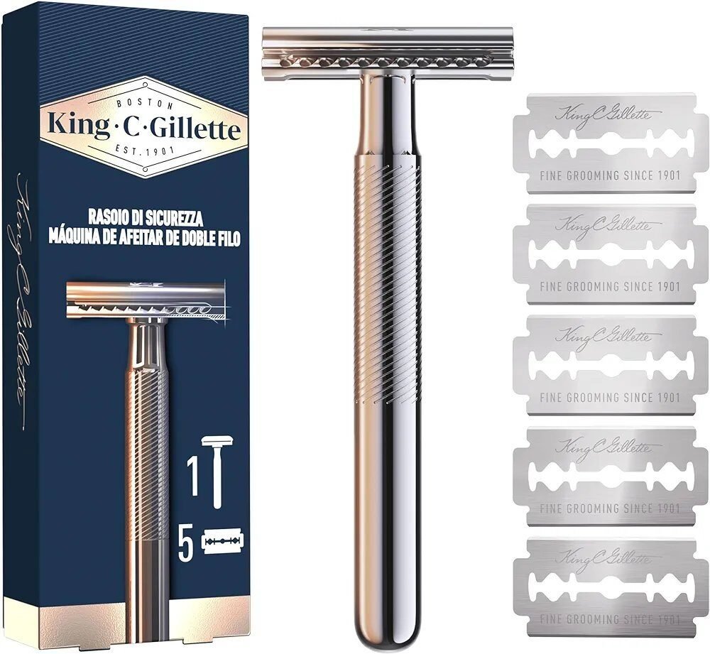 Gillette Maquinilla De Seguridad De Doble Filo Para Hombre Maquinilla De Afeitar en Lalín, Pontevedra