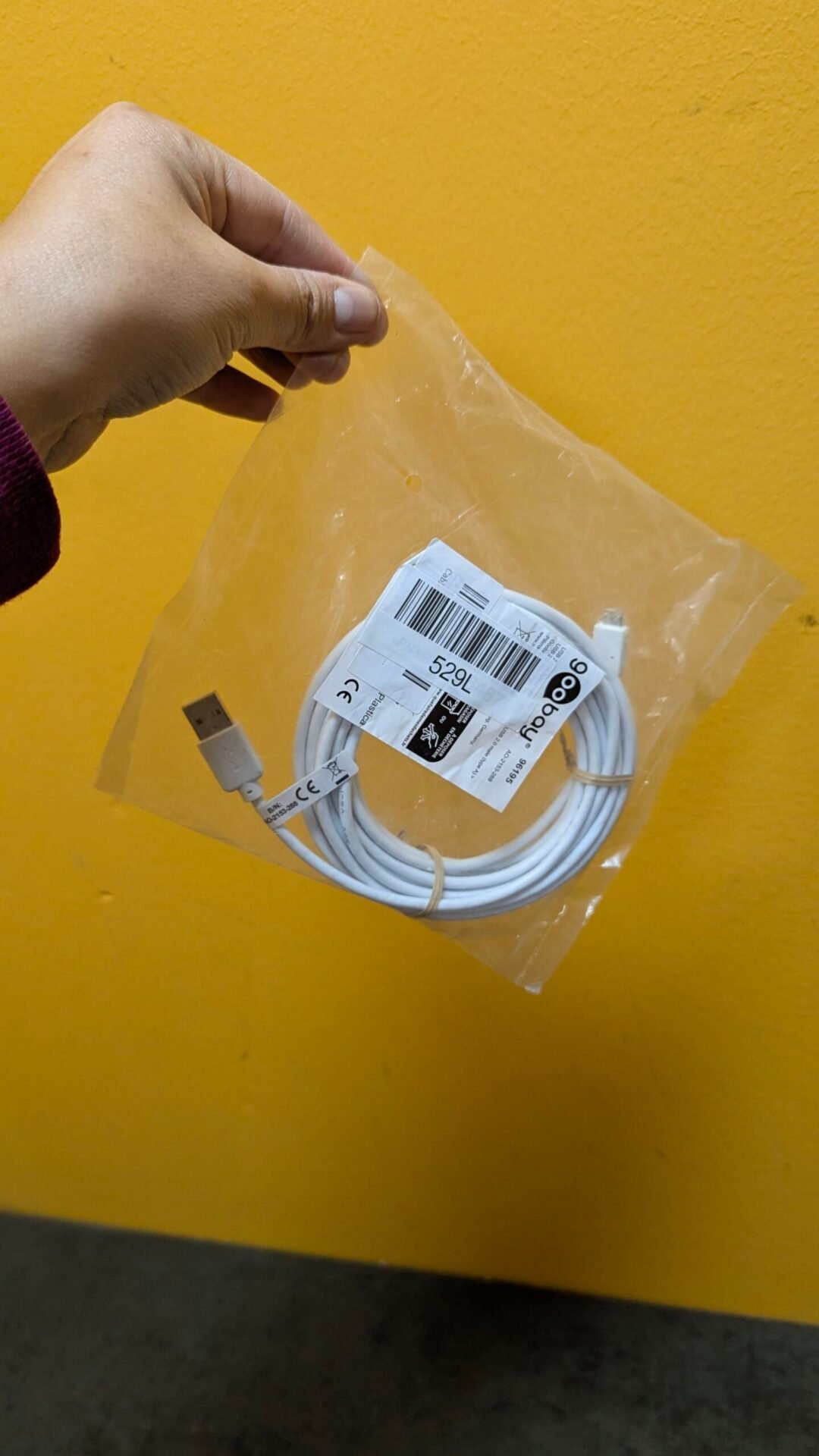 Foto 4 de Goobay 96195 Cable de Datos y Cargador Micro USB 5 m