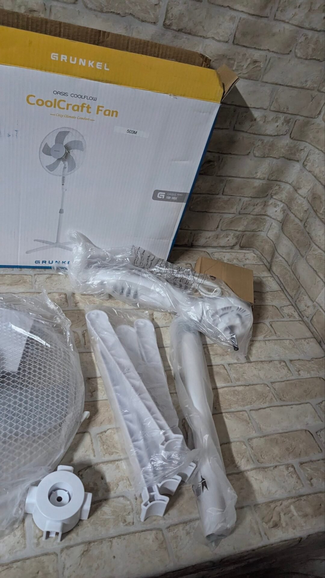 Foto 3 de Grunkel Ventilador de Pie FAN-165 de 50W – Como nuevo