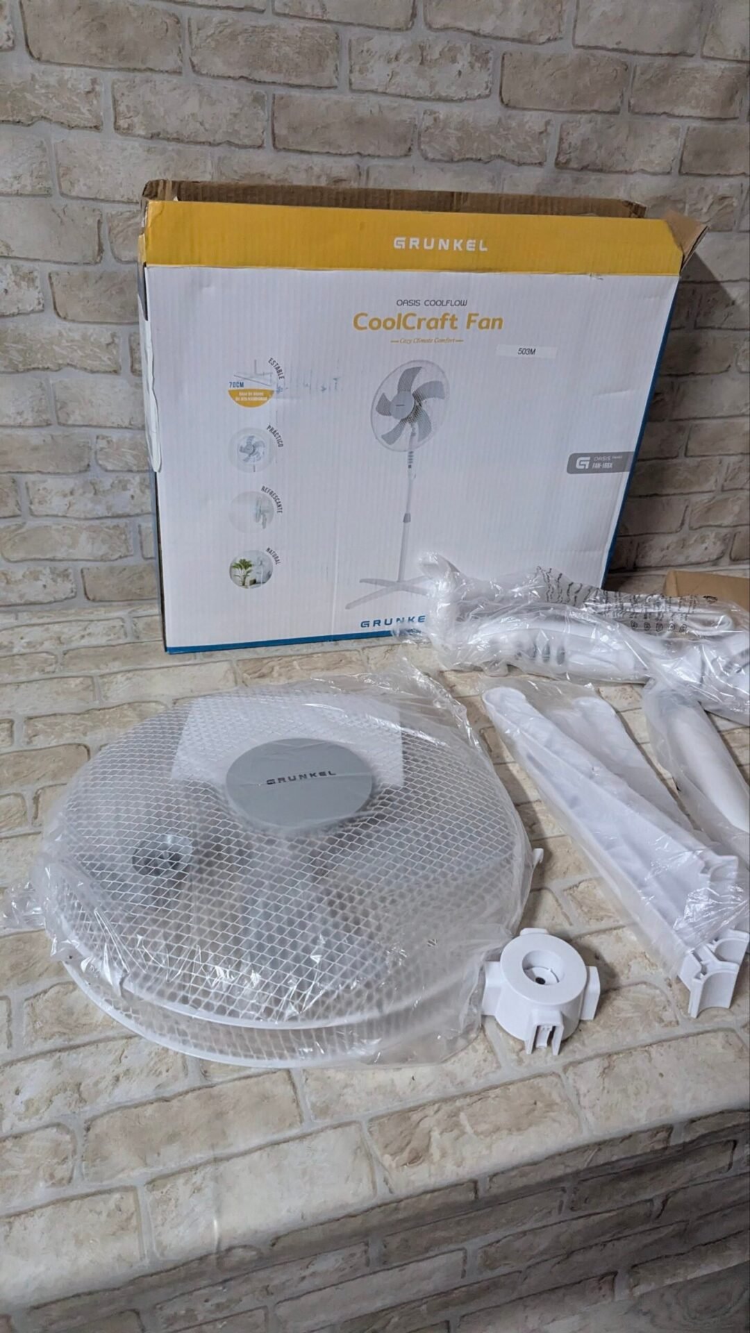 Foto 4 de Grunkel Ventilador de Pie FAN-165 de 50W – Como nuevo