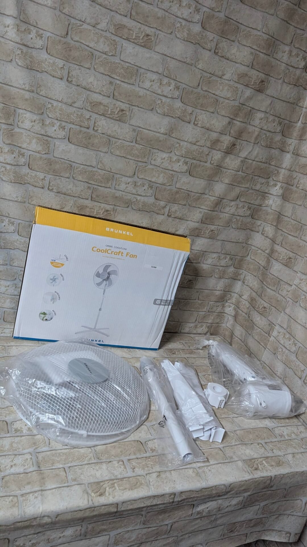 Foto 2 de Grunkel Ventilador de Pie FAN-165 de 50W – Como nuevo – Ref. 504M
