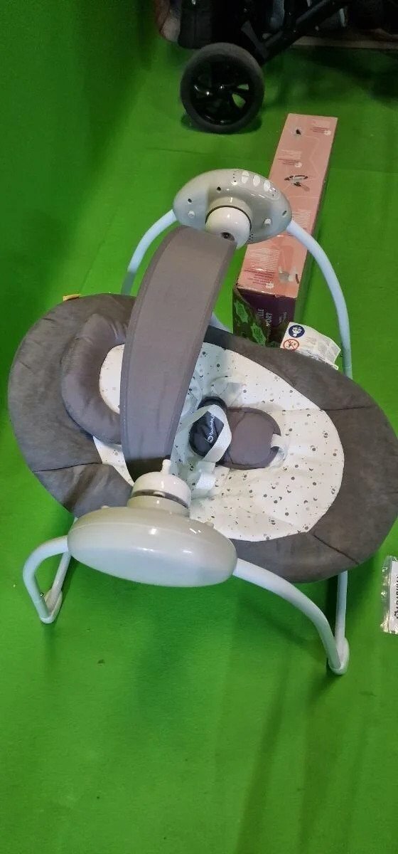 Foto 5 de Hamaca y columpio para bebés eléctrico Badabulle Comfort Moonlight