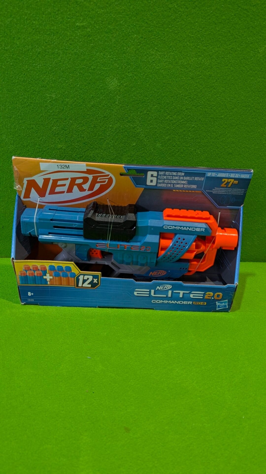 Foto 2 de Hasbro Nerf 2.0 Commander RC-6, Lanzador de Dardos de Juguete, 12 Piezas